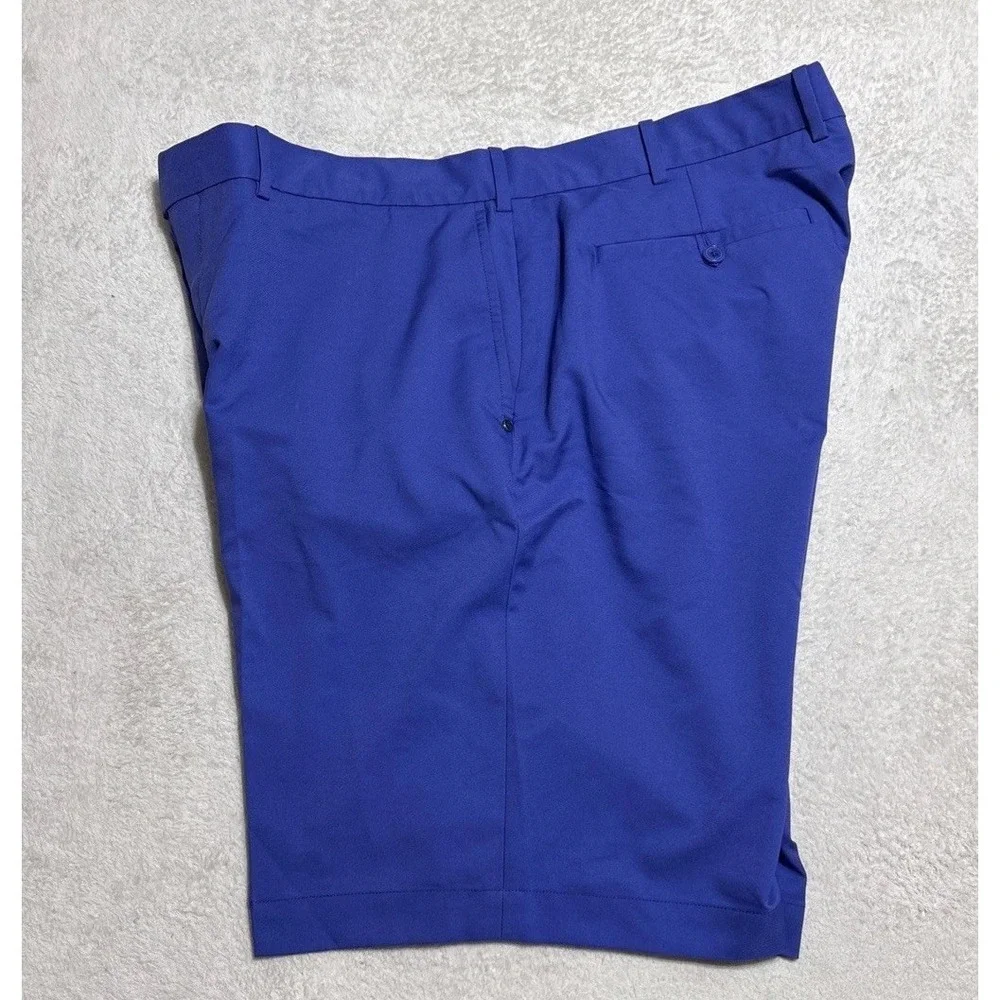 Ralph Lauren RLX Golf Shorts Men's Size 40 Blue Performance Flat Front Chino